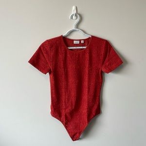 T-shirt body suit, semi-translucent fabric, very stretchy